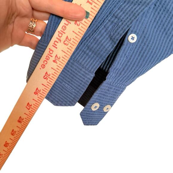 Southern Tide Sz XL Seagrove Seersucker Sport‎ Shirt Lightweight Preppy - Picture 9 of 10